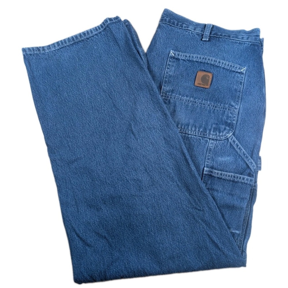 Carhartt B13 DST Carpenter Jeans Mens 38x32 Original Fit Denim Work Dungaree